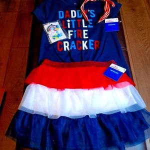 Girls 2pc tutu set bundle